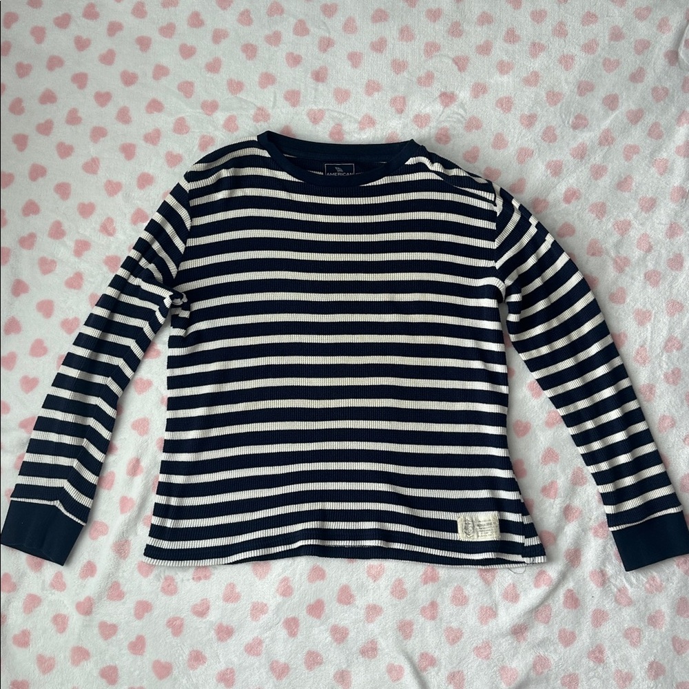 Striped American Living Long Sleeve Shirt